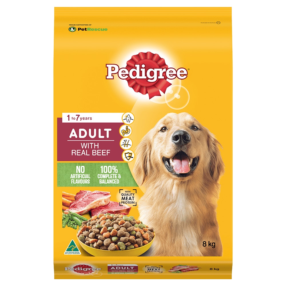 PEDIGREE® Meaty Bites Beef 8kg