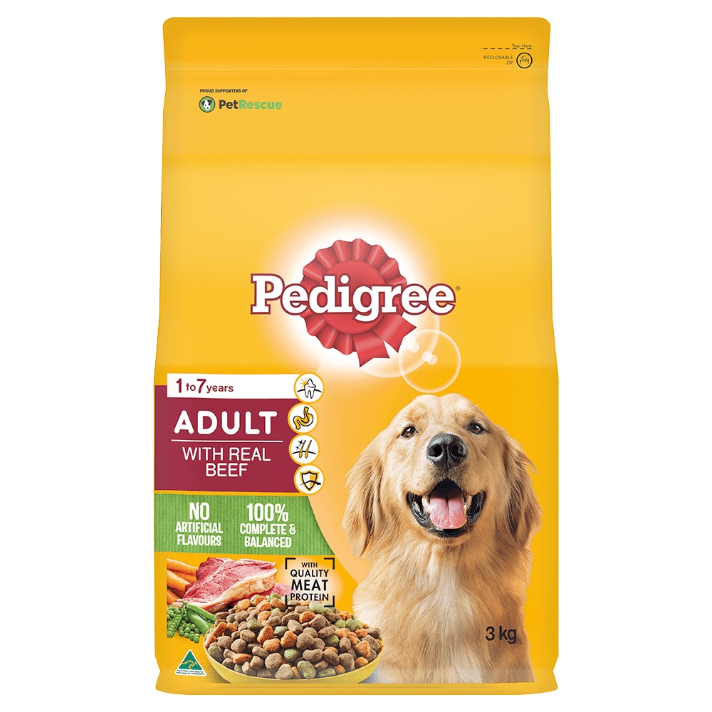 PEDIGREE® Meaty Bites Beef 3kg