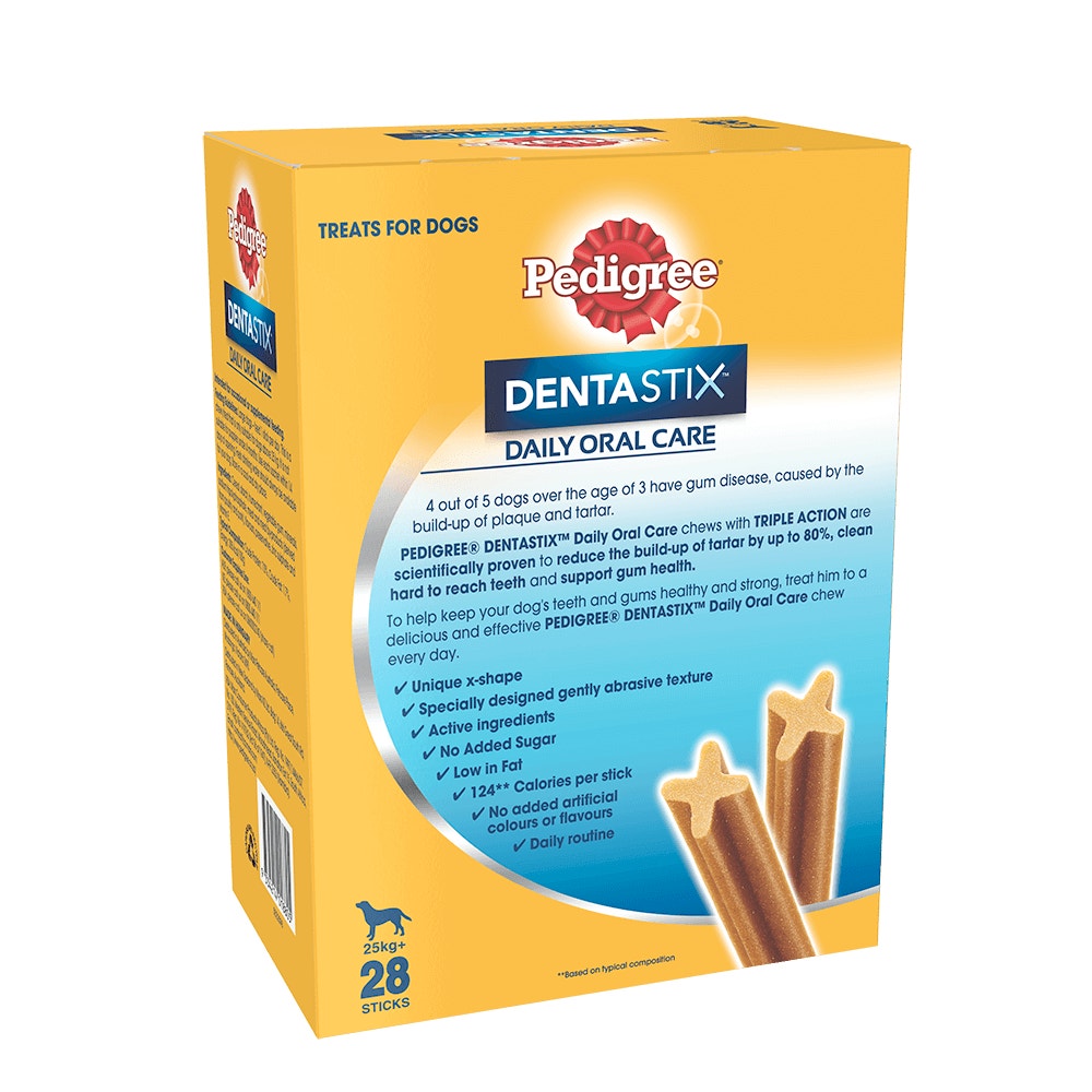 PEDIGREE® DentaStix™ Large/Giant Dog 28pk 1.08kg back