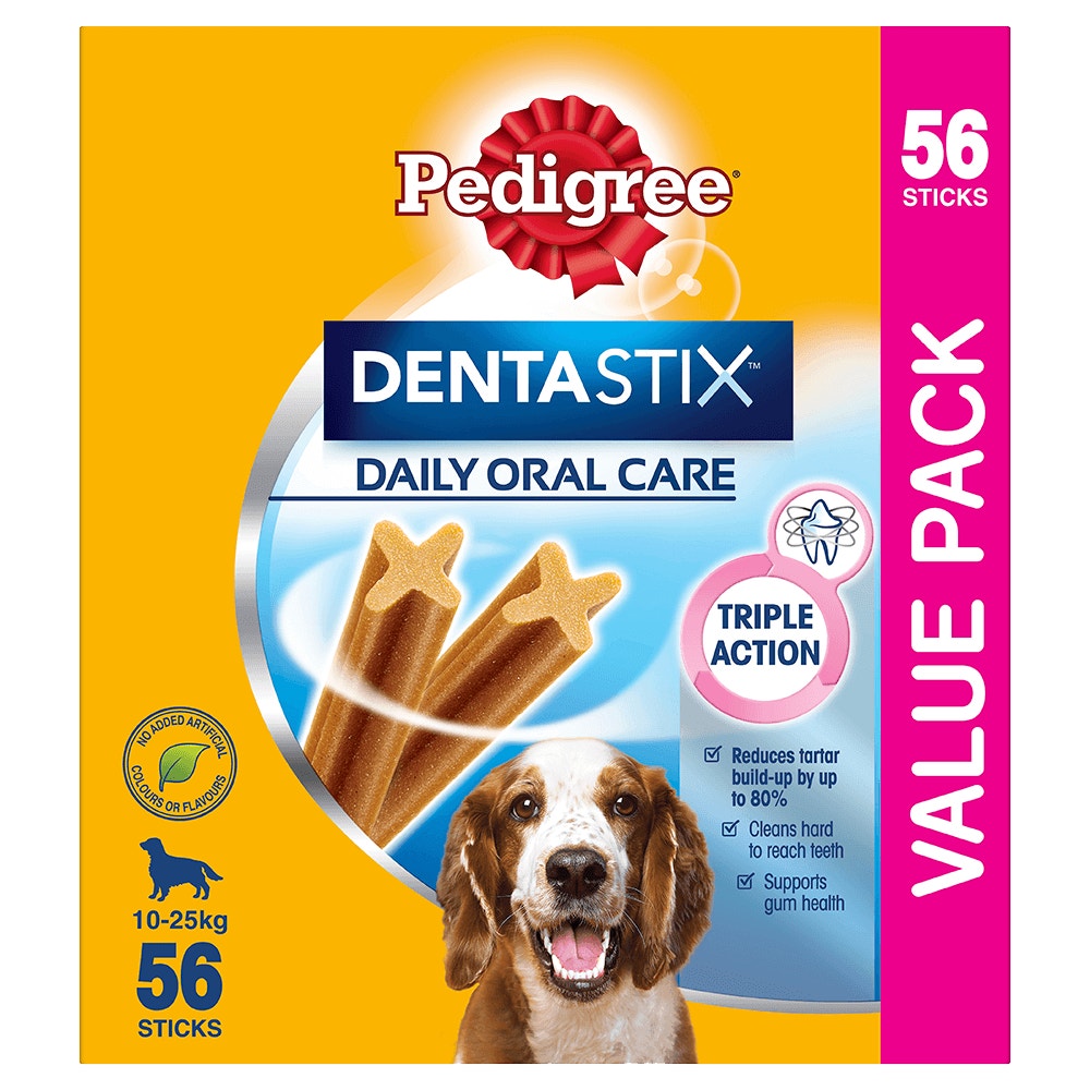 PEDIGREE® DentaStix™ Med 56pk 1.44kg