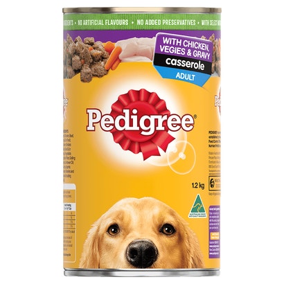 PEDIGREE® Adult Wet Dog Food Chicken, Rice & Vegies Casserole 