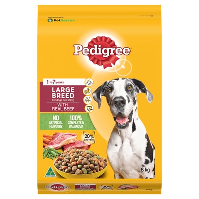 PEDIGREE® Adult Dry Dog Food With Real Beef