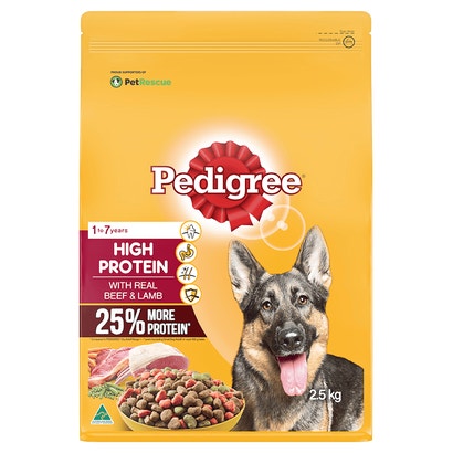 PEDIGREE® High Protein Dry Dog Food With Real Beef & Lamb